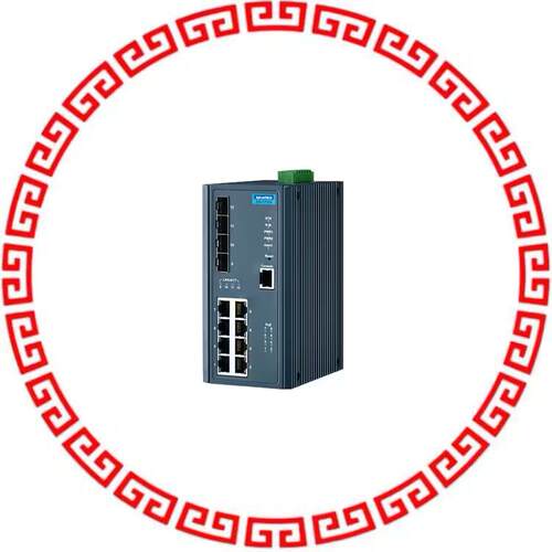 EKI-7712G-4FPI-AE NETWORK SWITCH-MANAGED 12 PORT