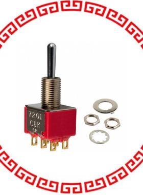 7201SYZBE SWITCH TOGGLE DPDT 0.4VA 20V