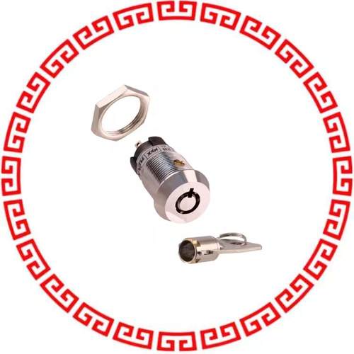 CKL12ATW01-001 SWITCH KEYLOCK 2POS SPDT 3A 250V