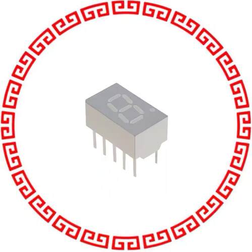 HDSP-A153 DISPLAY 7SEGMENT ALGAAS CC 0.3