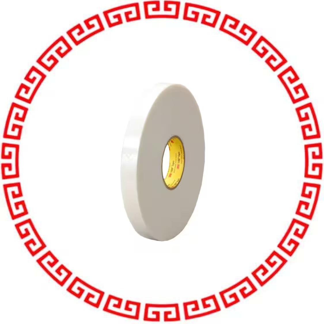 4951(1/2X36YD) TAPE DBL COATED WHT 0.05X 36YDS