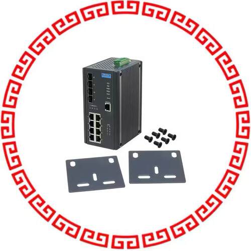EKI-7712E-4F-AE NETWORK SWITCH-MANAGED 12 PORT