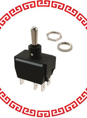 GTS448K101AHR SWITCH TOGGLE DPDT 12A 250V