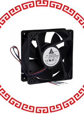 AFB1212VHE-F00 FAN AXIAL 120X38MM 12VDC WIRE