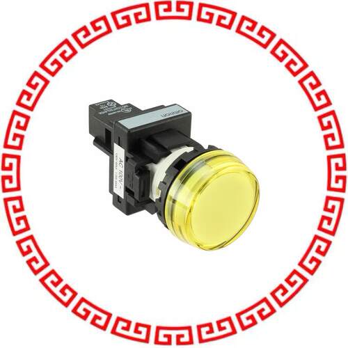 M22N-BC-TYA-YB LED PANEL INDICATOR YLW 12VAC/DC
