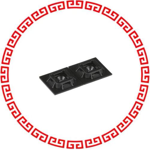 SGABM30-AV-C300 CABLE TIE HLDR QUAD ADH BLK