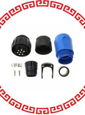 C016 30H006 110 10 CONN PLUG MALE 7POS SILVER SLDR