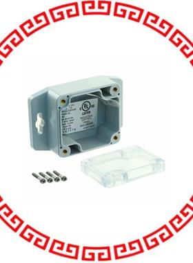 PN-1320-CMB BOX PLSTC GRAY/CLR 2.52