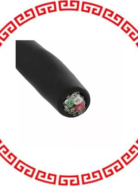 25154 BK005 CABLE 4COND 20AWG BLK SHLD 100'