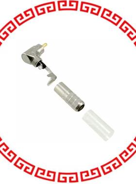 3502RAAU CONN RCA PLUG MONO R/A 2COND 3PC