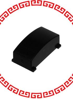 1630009 CAP PUSHBUTTON RECTANGULAR BLACK