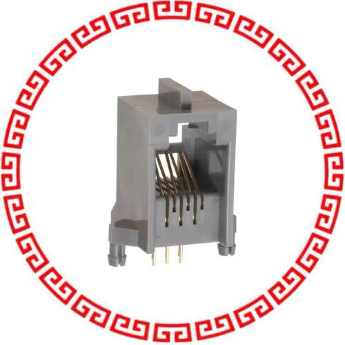 TM5RC-66(50) CONN MOD JACK 6P6C R/A UNSHLD