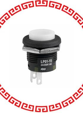 LP0115CCKW01B SWITCH PUSHBUTTON SPDT 3A 125V