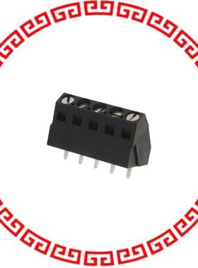 1546074-5 TERM BLOCK 5POS 35DEG VERT T/H