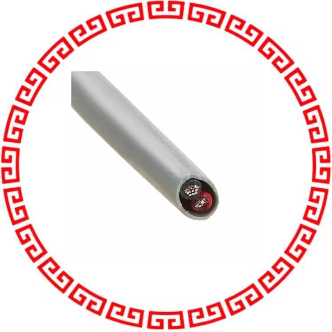 E1032S.18.10 CABLE 2COND 18AWG GRAY 500'