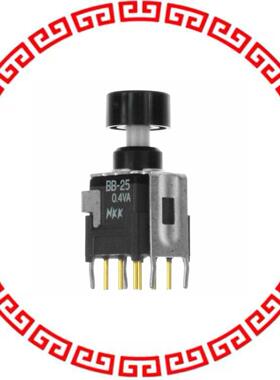 BB25AB-HA SWITCH PUSH DPDT 0.4VA 28V
