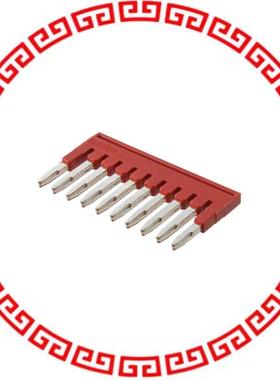 3030158 PLUGIN BRIDGE TERM CNTR 10PS RED