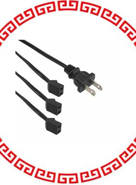 C45-3DC-72P FAN CORD 45DEG 3POS 72 AC PLUG
