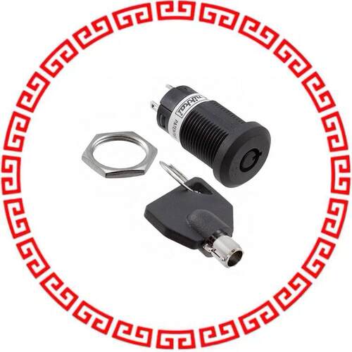 CKM12BTW01-022 SWITCH KEYLOCK 2POS SPDT 3A 250V