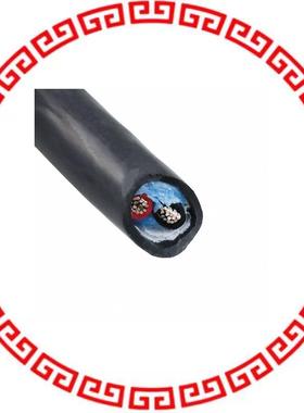 25062 BK005 CABLE 2COND 18AWG BLACK 100'