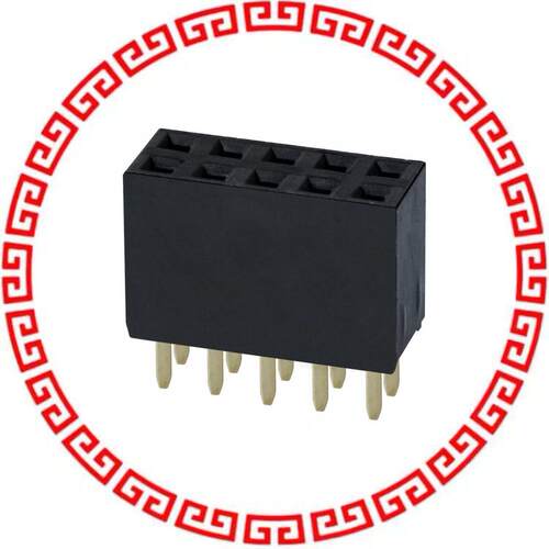 PPPC052LFBN-RC CONN HEADER FMAL 10PS.1 DL GOLD