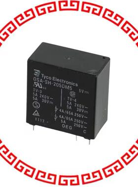 OSA-SH-205DM5,600 RELAY GENERAL PURPOSE DPST 5A