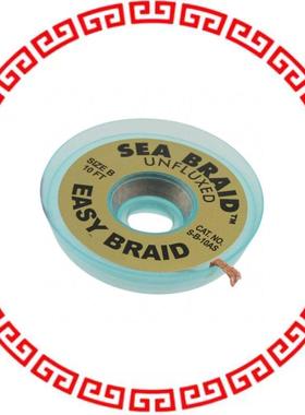 S-B-10AS DESOLDER BRAID UNFLUX 0.05 10