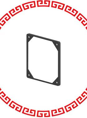 FGA-60 FAN GASKET BLACK 60MM