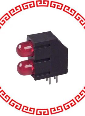SSF-LXHM250IID LED 5MM 2-HI MATING RED PC MOUNT