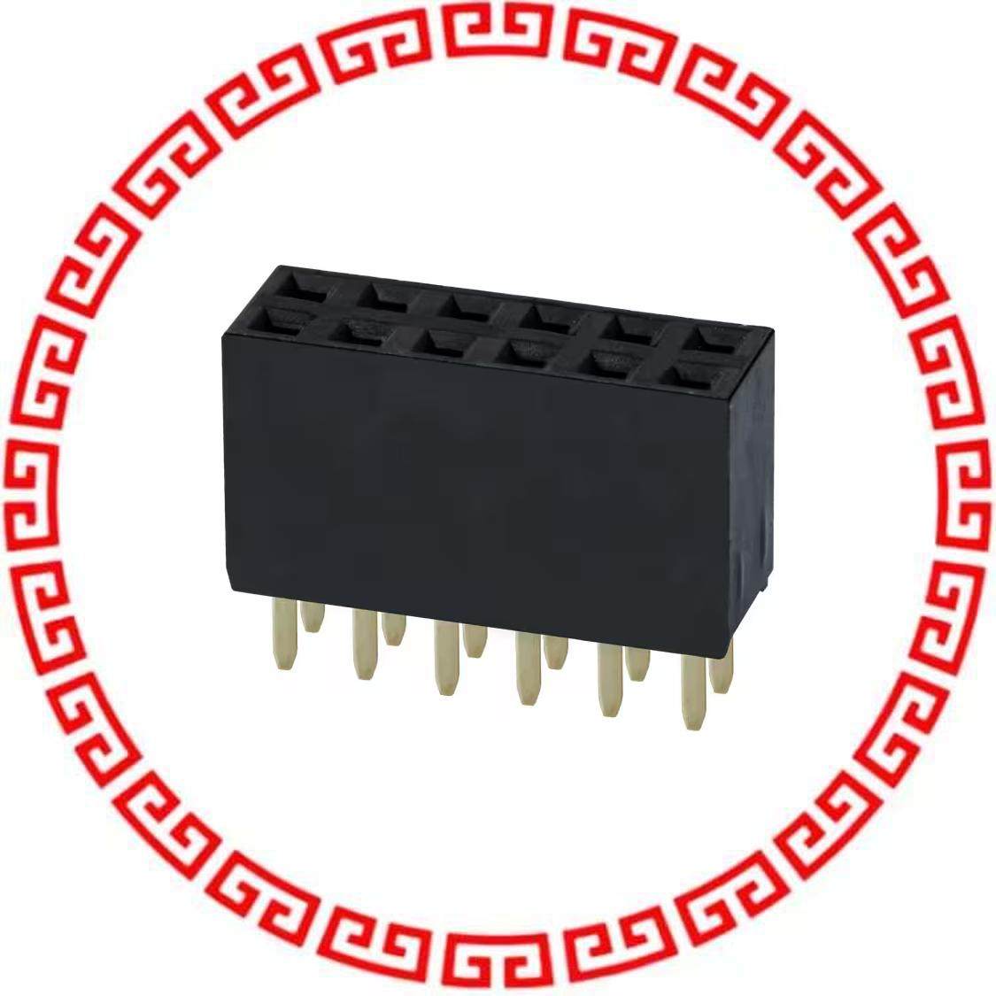 PPPC062LFBN-RC CONN HEADER FMAL 12PS.1 DL GOLD