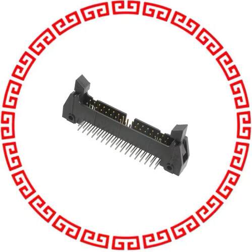 D3431-5202-AR CONN HEADER 34PS R/A SHORT LATCH