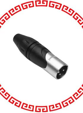 AX3M CONN RCPT MALE XLR 3POS SLDR CUP