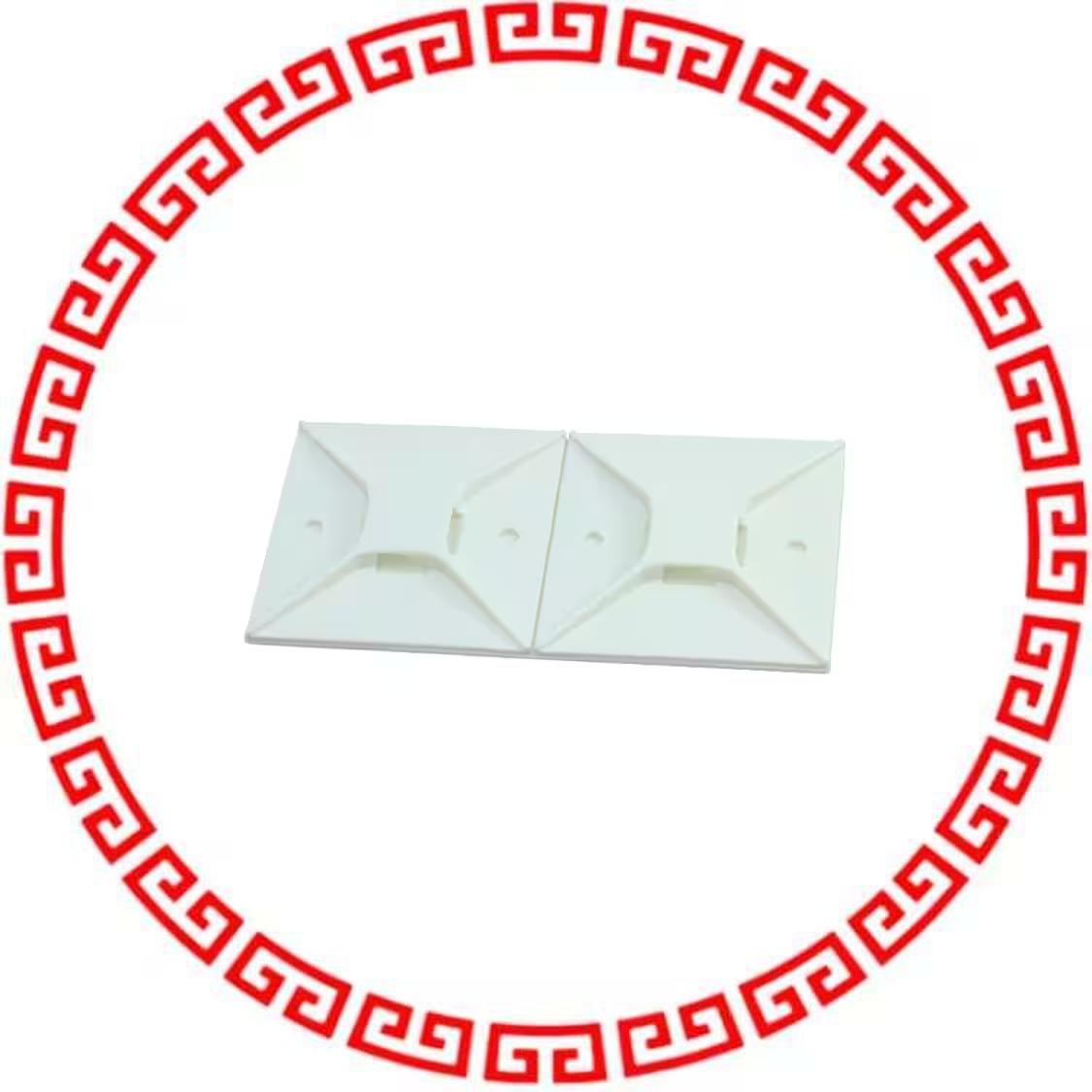 ABM4H-AT-T CABLE TIE HLDR ADH 2=2 HOLDERS