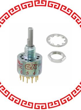 MC03L1NCGD SWITCH ROTARY 3POS 250MA 125V