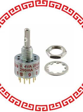 MA05L1NCGD SWITCH ROTARY 5POS 250MA 125V