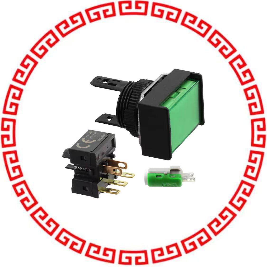 A165L-JGM-24D-1 SWITCH PUSHBUTTON SPDT 5A 125V