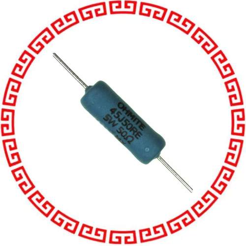 45J50RE RES 50 OHM 5W 5% AXIAL