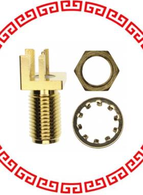 132289RP CONN RPSMA RCPT STR 50OHM EDGEMT