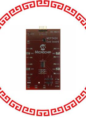 MCP3424EV EVALUATION BOARD FOR MCP3424