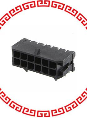 430451201 CONN HEADER 12POS R/A GOLD T/H