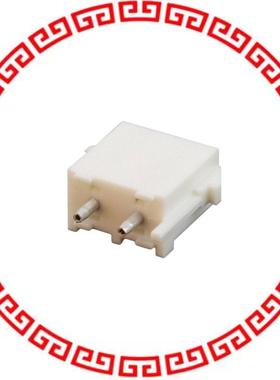 641964-3 CONN HEADER 2POS VERT UMNL WHITE