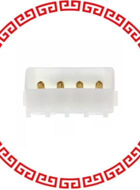1586534-2 CONN HEADER PIN VERT 4POS GOLD