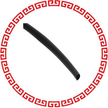 Q2-F3X-1/8-01-QB48IN-25 HEATSHRINK POLY 1/8" BLK 4'