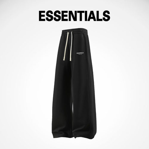 ESSENTIALS官方直筒裤男加绒加厚