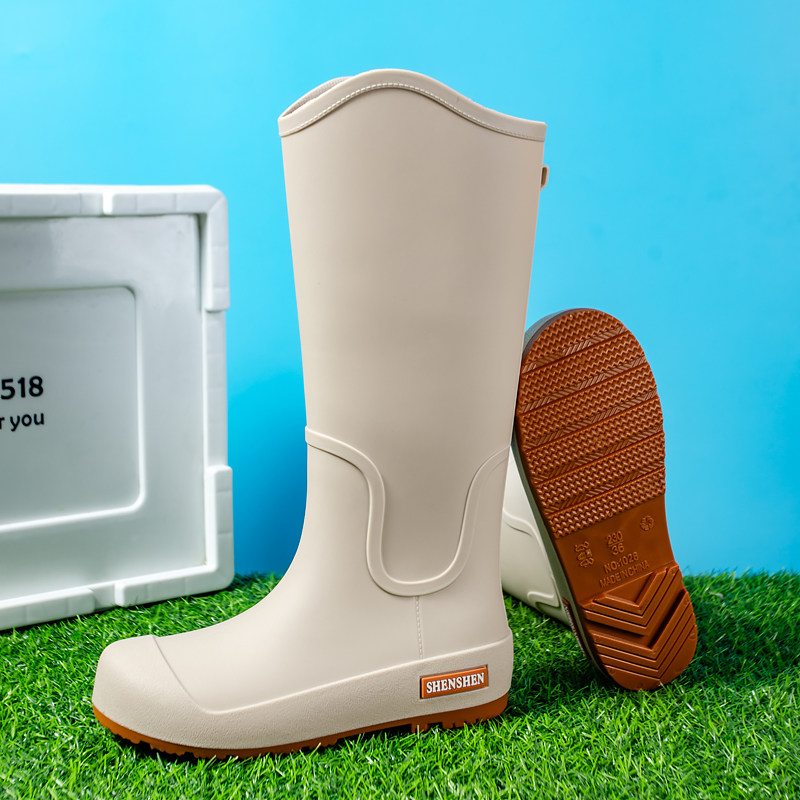 雨鞋女款时尚成人高筒雨靴潮流户外长筒水鞋防滑防水胶鞋厨房水靴,女鞋,雨鞋,淘宝优惠券,粉丝福利购,淘宝优惠卷