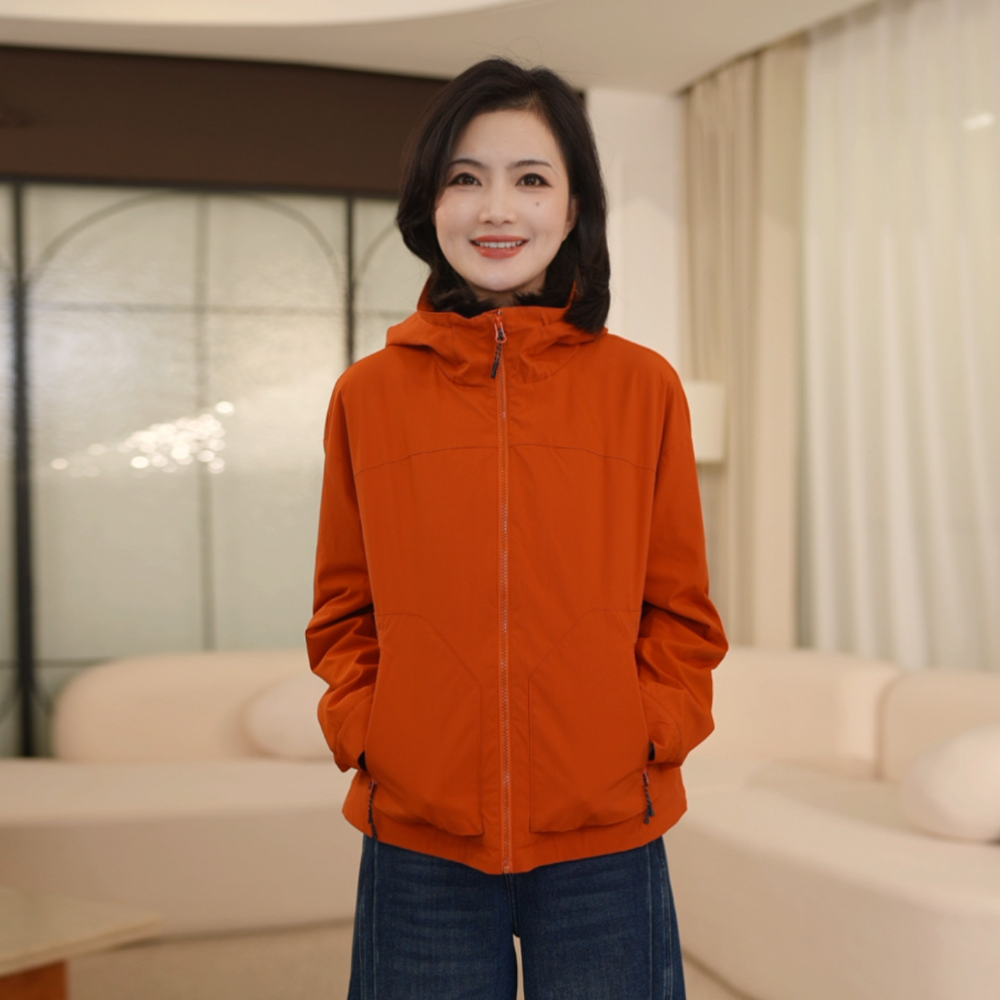 【加绒加棉】枫竺连帽松紧下摆显瘦短款外套女2025冬季休闲户外衣,女装/女士精品,短外套,淘宝优惠券,粉丝福利购,淘宝优惠卷