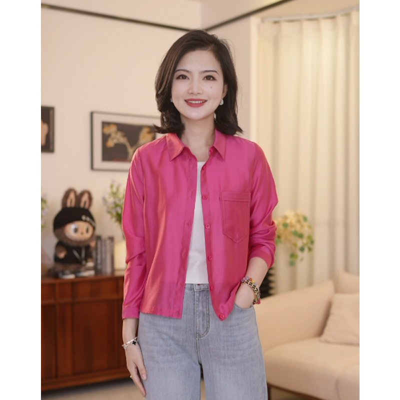 长袖衬衣女夏季新款衬衫上衣