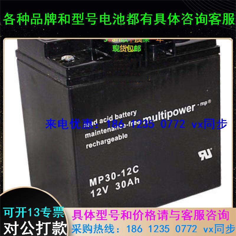 电子秤仪器仪表照明小型系统MP5-12 12V5AH Multipowe蓄电池