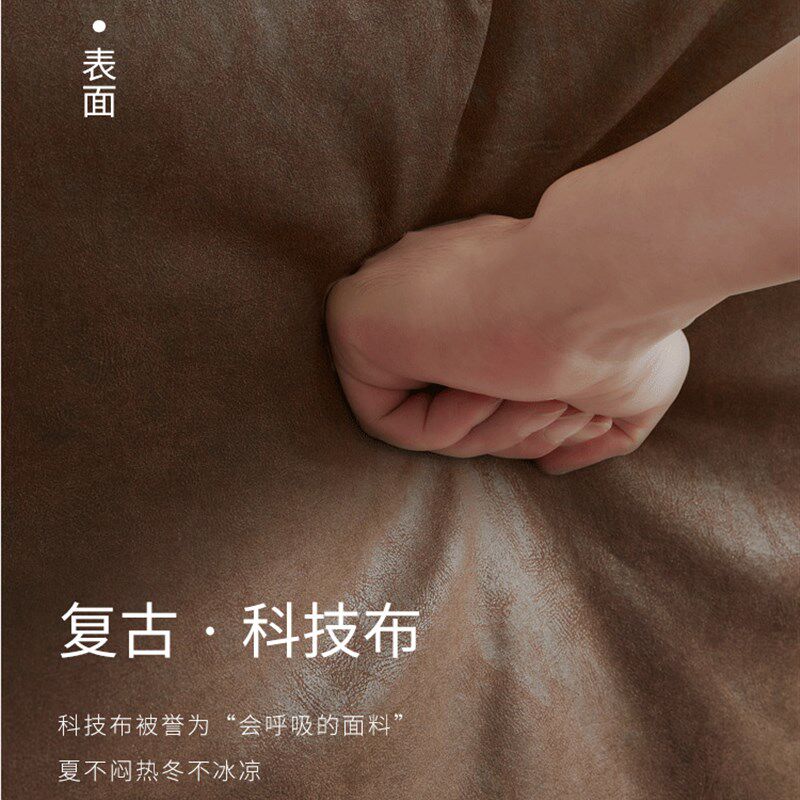 速发BG54意头靠垫科技布海绵软包床式大品背202新靠双人床靠枕可