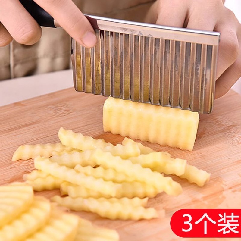 速发狼牙土豆刀波波厨浪刀纹房家用切菜神器花式切条器薯条洋芋专